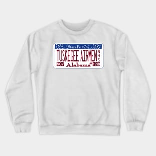 Tuskegee Airmen National Historic Site license plate Crewneck Sweatshirt